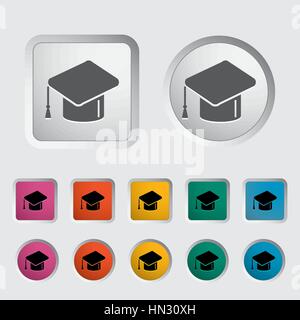 Icona dell'istruzione. Illustrazione vettoriale EPS. Illustrazione Vettoriale