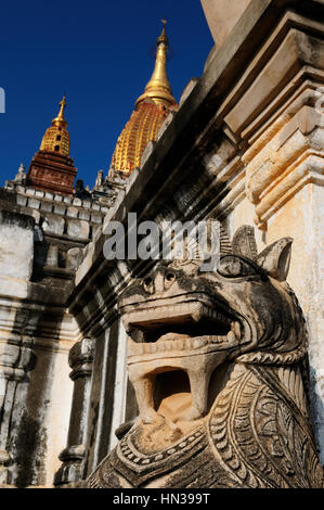 Bagan, Ananda Pahto tempio, Myanmar (Birmania) Foto Stock