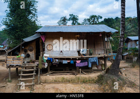 Huai Bo è un remoto villaggio nel nord del Laos Foto Stock