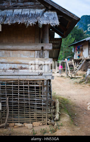 Huai Bo è un remoto villaggio nel nord del Laos Foto Stock