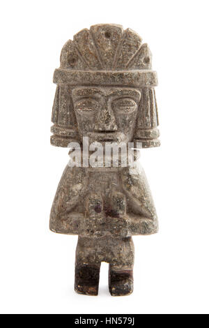 Pietra precolombiana figura dal colombiano indigena antica Foto Stock