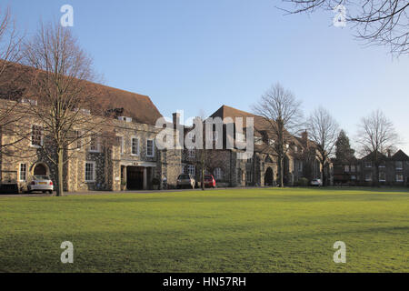 Kings School adiacente alla cattedrale di Canterbury a Canterbury Kent Foto Stock