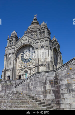 Santa Luzia chiesa a Viana do Castelo, Portogallo Foto Stock