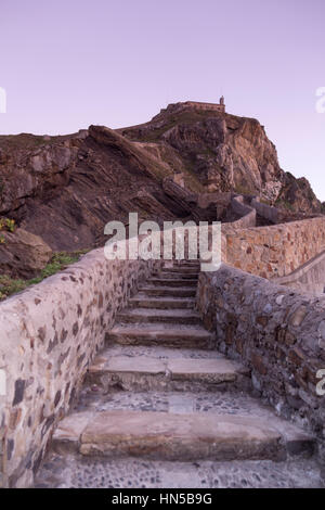 San Juan de Gaztelugatxe Foto Stock