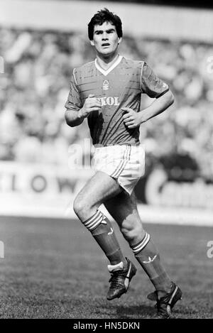 NIGEL CLOUGH Nottingham Forest FC 10 Maggio 1986 Foto Stock