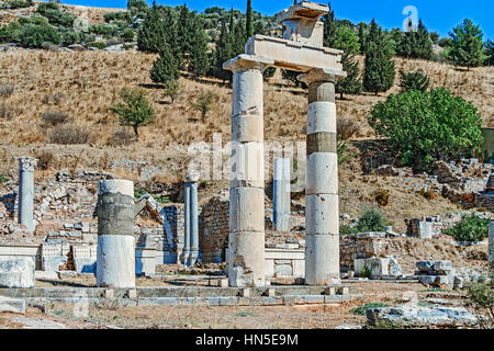 Prytaneion (luogo di incontro) Efeso Turchia Foto Stock