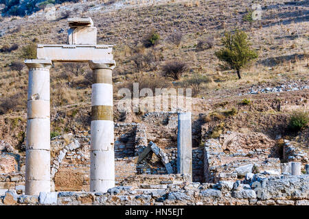 Prytaneion (luogo di incontro) Efeso Turchia Foto Stock