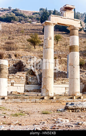 Prytaneion (luogo di incontro) Efeso Turchia Foto Stock