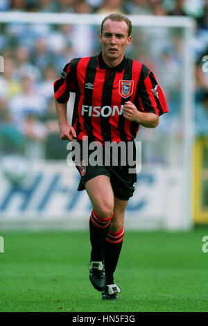 GAVIN JOHNSON IPSWICH TOWN FC 08 Settembre 1992 Foto Stock