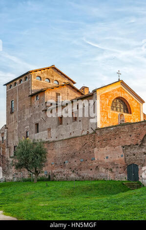 La Chiesa di San Bonaventura al Palatino è una piccola chiesa del XVII secolo a Roma costruito sul colle Palatino. Si tratta di un monastero francescano chiesa costruita Foto Stock