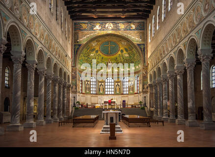 Basilica di San Apollinare in Classe, Emilia Romagna, Italia Foto Stock