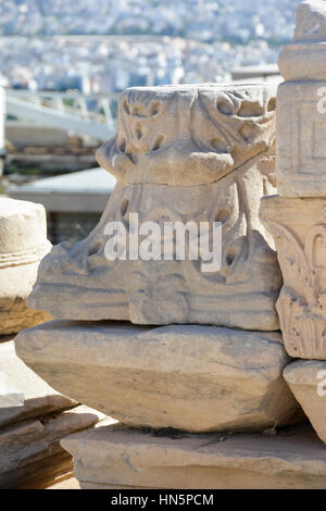 Acropole della Grecia in una giornata di sole Foto Stock