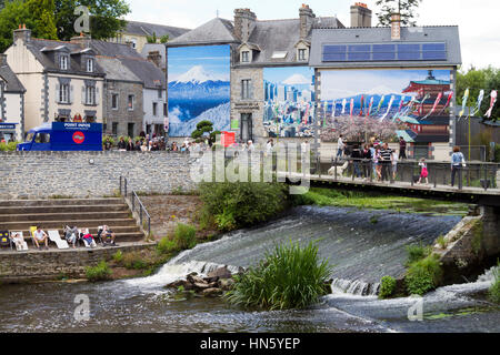 Foto Festival 2016 La Gacilly fotografia mostra a La Gacilly nel Morbihan (56)Francia ,di Paese ospite:Giappone tema:Oceani Foto Stock