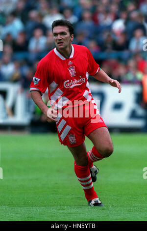 NEIL RUDDOCK Liverpool FC 02 Agosto 1993 Foto Stock