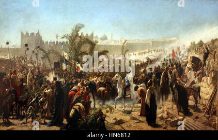 1876 Gentz Friedrich Wilhelm von Preußen in Gerusalemme 1869 anagoria Foto Stock