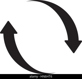 Frecce attorno isolato icona illustrazione vettoriale design Illustrazione Vettoriale