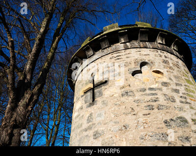 Vecchio Dovecot in Pittencrieff Park Dunfermline Fife Scozia Scotland Foto Stock