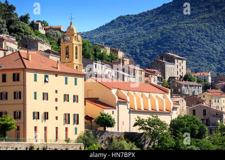 Villaggio di Olmeto, Corsica, Francia Foto Stock