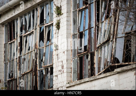 Edificio in Lydney Harbour Industrial Estate, Gloucestershire, UK. Foto Stock