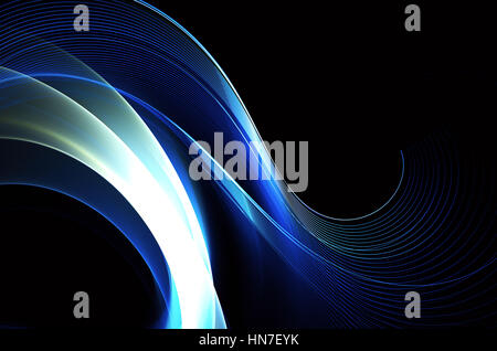 Abstract background frattale generata dal computer illustrazione Foto Stock