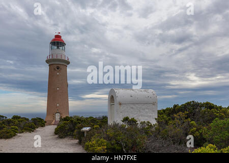 Cape du Couedic Faro. Kangaroo Island, Sud Australia Foto Stock