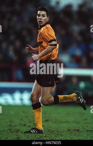 DARREN FERGUSON WOLVERHAMPTON WANDERERS FC 24 Gennaio 1994 Foto Stock