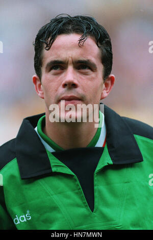 GARY KELLY EIRE & Leeds United FC 06 Giugno 1994 Foto Stock