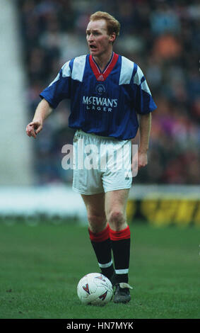 JOHN BROWN Glasgow Rangers FC 07 Febbraio 1994 Foto Stock