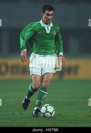 KEITH GILLESPIE Nord Irlanda & Man Utd FC 26 Ottobre 1994 Foto Stock