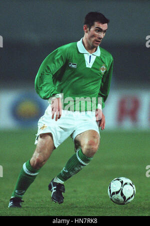 KEITH GILLESPIE Nord Irlanda & Man Utd FC 26 Ottobre 1994 Foto Stock