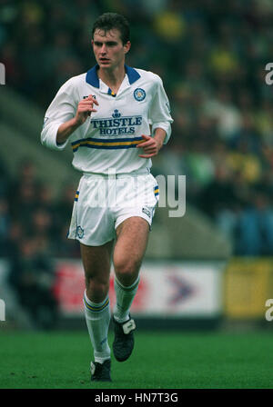 DAVID WETHERALL Leeds United FC 07 Novembre 1994 Foto Stock