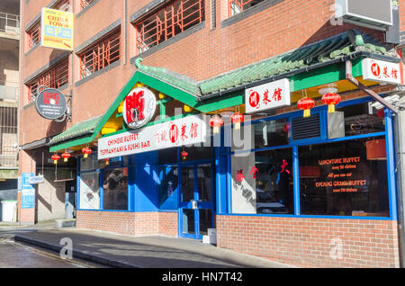 Il Wok grande buffet cinese teppanyaki e sushi bar in Wrottesley Street, Birmingham Foto Stock