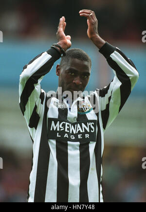 ANDY COLE Newcastle United FC 04 Ottobre 1994 Foto Stock