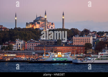 ISTANBUL, Turchia - 04 Febbraio 2016 : Hagia Sophia, Istanbul Foto Stock