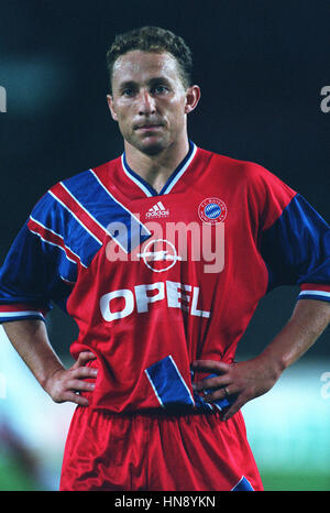 JEAN-PIERRE PAPIN BAYERN MUNCHEN FC 14 Agosto 1994 Foto Stock