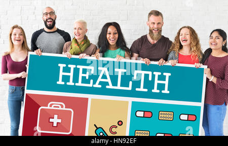 Farmaci salute Healthcare concetto di trattamento Foto Stock