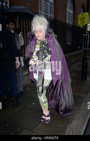 Jaime Winstone assiste il Vivienne Westwood mostrano come parte del Mens Moda settimana presentiamo: Jaime Winstone dove: Londra, Regno Unito quando: 09 Gen 2017 Credit: Tony Oudot/WENN Foto Stock