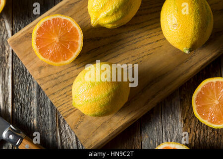 Materie organiche limoni rosa pronto per l'uso Foto Stock