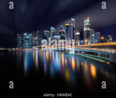 Paesaggio urbano Singapore. Scene intorno a Singapore Foto Stock