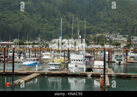 Marina Garibaldi, Garibaldi, Oregon Foto Stock