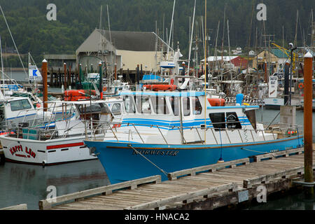 Marina Garibaldi, Garibaldi, Oregon Foto Stock