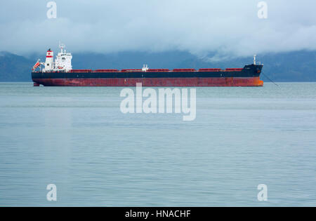 Tanker, Astoria Riverwalk, Astoria, Oregon Foto Stock