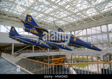 Blue Angels A-4 Skyhawk aeromobile Foto Stock