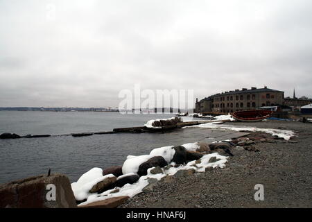 Patarei fortezza sul mare ex-prigione, Tallinn, Estonia Foto Stock