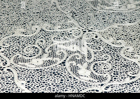 Un esempio di bella lase che è stato realizzato con l'ago, la bobina e il filetto in città Idrija (Slovenia). Foto Stock