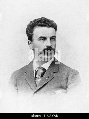 GUY DE MAUPASSANT scrittore (1850) Foto Stock