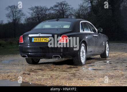 2010 Rolls Royce Silver Ghost super auto di lusso Foto Stock