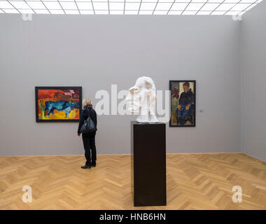 Interno del Albertinum Art Museum di Dresda Germania Foto Stock