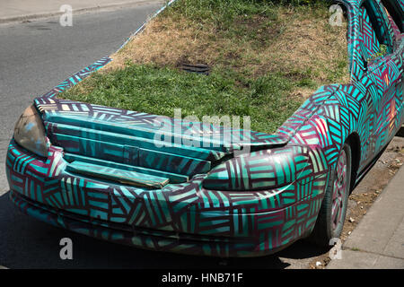 Toronto, Canada - 2 July 2016: Kensington Garden auto nel quartiere di Kensington a Toronto in Canada Foto Stock