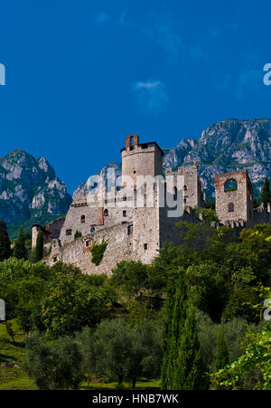 Italia Trentino Alto Adige Sabbionara d'il castello di Avio Foto Stock